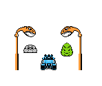 Enemy Cars and Obstacles - Famicom Grand Prix II: 3D Hot Rally (JPN)