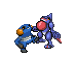 Croagunk & Toxicroak - Pokémon Ranger 2: Shadows of Almia