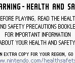Health & Safety Screens - Tomb Raider: Legend