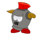 Prince Bully (Paper Mario-Style, Red) - Mario Customs