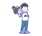 Karamatsu (Dog Matsu) - Osomatsu-san Hesokuri Wars: Battle of the NEETs