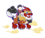 Osomatsu (China Clothes: The Mythical Auspicious Beast Tamer): - Osomatsu-san Hesokuri Wars: Battle of the NEETs