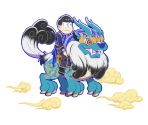 Karamatsu (China Clothes: The Mythical Auspicious Beast Tamer) - Osomatsu-san Hesokuri Wars: Battle of the NEETs