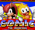 Title Screen - Mighty & Ray in Sonic 2 (Hack)
