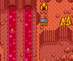 Fire Peak World Map and Pieces - DoReMi Fantasy: Milon no Dokidoki Daibouken (JPN)