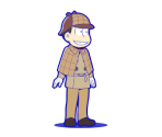 Osomatsu (Calming Detective) - Osomatsu-san Hesokuri Wars: Battle of the NEETs