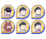 Set Icons (Werewolf TV Anime ver.) - Osomatsu-san Hesokuri Wars: Battle of the NEETs