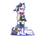 Jyushimatsu (Cats: Episode) - Osomatsu-san Hesokuri Wars: Battle of the NEETs