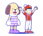 Osomatsu (Akatsuka TV: Hexagon and Friends {The Sextuplet Brothers}) - Osomatsu-san Hesokuri Wars: Battle of the NEETs