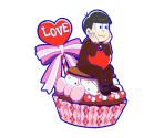 Todomatsu (Valentine) - Osomatsu-san Hesokuri Wars: Battle of the NEETs