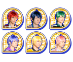 Set Icons (F6 Satisfaction) - Osomatsu-san Hesokuri Wars: Battle of the NEETs