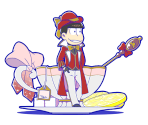 Osomatsu (Black Tea) - Osomatsu-san Hesokuri Wars: Battle of the NEETs