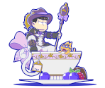 Ichimatsu (Black Tea) - Osomatsu-san Hesokuri Wars: Battle of the NEETs