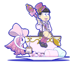 Todomatsu (Black Tea) - Osomatsu-san Hesokuri Wars: Battle of the NEETs