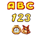 Fonts & UI - Super Bubsy