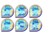Set Icons (Ghost) - Osomatsu-san Hesokuri Wars: Battle of the NEETs