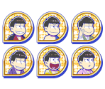 Set Icons (Hanafuda) - Osomatsu-san Hesokuri Wars: Battle of the NEETs