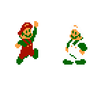 Mario & Luigi (Super Show, NES-Style) - Mario Customs