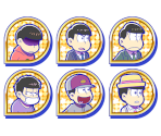 Set Icons (Independent) - Osomatsu-san Hesokuri Wars: Battle of the NEETs