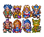 Playable Characters - Dragon Quest 6 (JPN)