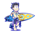 Karamatsu (Akuma Surfer) - Osomatsu-san Hesokuri Wars: Battle of the NEETs