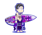 Ichimatsu (Akuma Surfer) - Osomatsu-san Hesokuri Wars: Battle of the NEETs