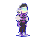 Ichimatsu (Cyberpunk 2.0) - Osomatsu-san Hesokuri Wars: Battle of the NEETs