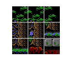 Deep Woods Tileset - Castlevania 2: Simon's Quest