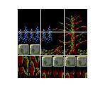Graveyard/Wasteland Tileset - Castlevania 2: Simon's Quest