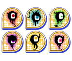 Set Icons (Mini Akuma) - Osomatsu-san Hesokuri Wars: Battle of the NEETs