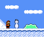 Snow Stage Tileset (SML2, NES-Style) - Mario Customs
