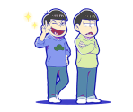 Karamatsu with Choromatsu (Pre-Movie Skits) - Osomatsu-san Hesokuri Wars: Battle of the NEETs