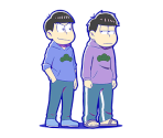 Ichimatsu with Karamatsu (Pre-Movie Skits) - Osomatsu-san Hesokuri Wars: Battle of the NEETs