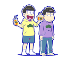 Jyushimatsu with Ichimatsu (Pre-Movie Skits) - Osomatsu-san Hesokuri Wars: Battle of the NEETs