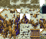 Desert, Snowfield & Beach Tilesets - Trials of Mana (JPN)