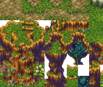 Forest, Cliff & Jungle Tilesets - Trials of Mana (JPN)