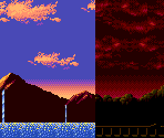 Zone Backgrounds - Sonic Sunventure (Hack)