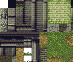 Temple & Tower (Exterior) Tileset - Trials of Mana (JPN)