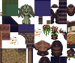 Castle, Fortress, Temple & Tower (Interior) Tilesets - Trials of Mana (JPN)