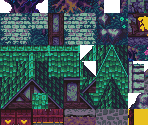 City & Village (Exterior) Tilesets - Trials of Mana (JPN)