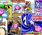 Corkboard & Game Select - Kirby Super Star / Kirby's Fun Pak