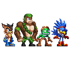 The Destructix / Fearsome Foursome - Sonic the Hedgehog Media Customs