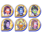 Set Icons (Girlymatsu-san in Hell) - Osomatsu-san Hesokuri Wars: Battle of the NEETs