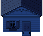 Faraway Town Buildings (Night) - Omori