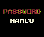 Password (SGB & GB) - Namco Gallery Vol. 1 (JPN)