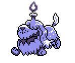 #0971 Greavard (G/S/C-Style) - Pokémon Customs
