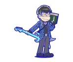 Karamatsu (Band: Rock School) - Osomatsu-san Hesokuri Wars: Battle of the NEETs