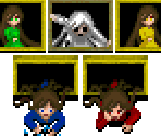 Lady in Red, Blue, Green, Yellow, & White - Ib (2022 Remake)