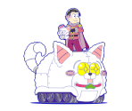 Todomatsu (Prince Dog Matsu) - Osomatsu-san Hesokuri Wars: Battle of the NEETs