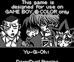 Game Boy Error Messages - Yu-Gi-Oh! Dark Duel Stories